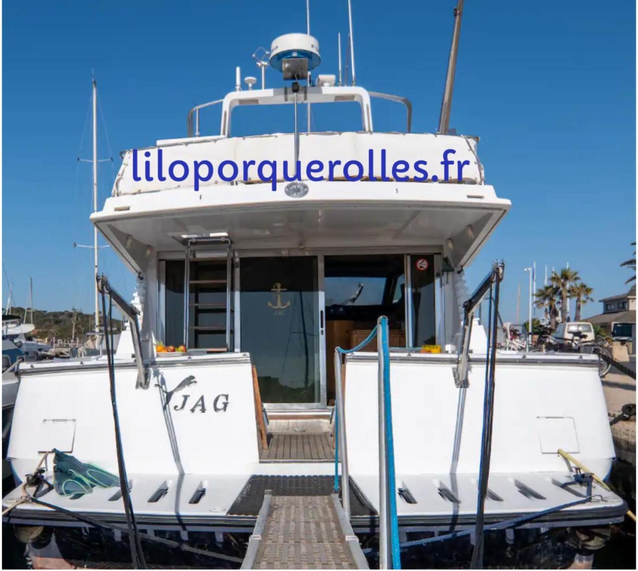Hebergements Bateaux A Quai Поркерол Екстериор снимка